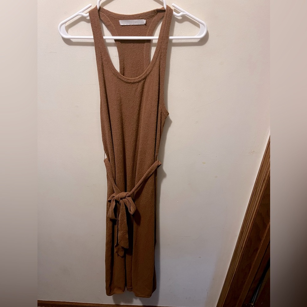 NWOT sample! One grey day maxi dress camel‎ sz small